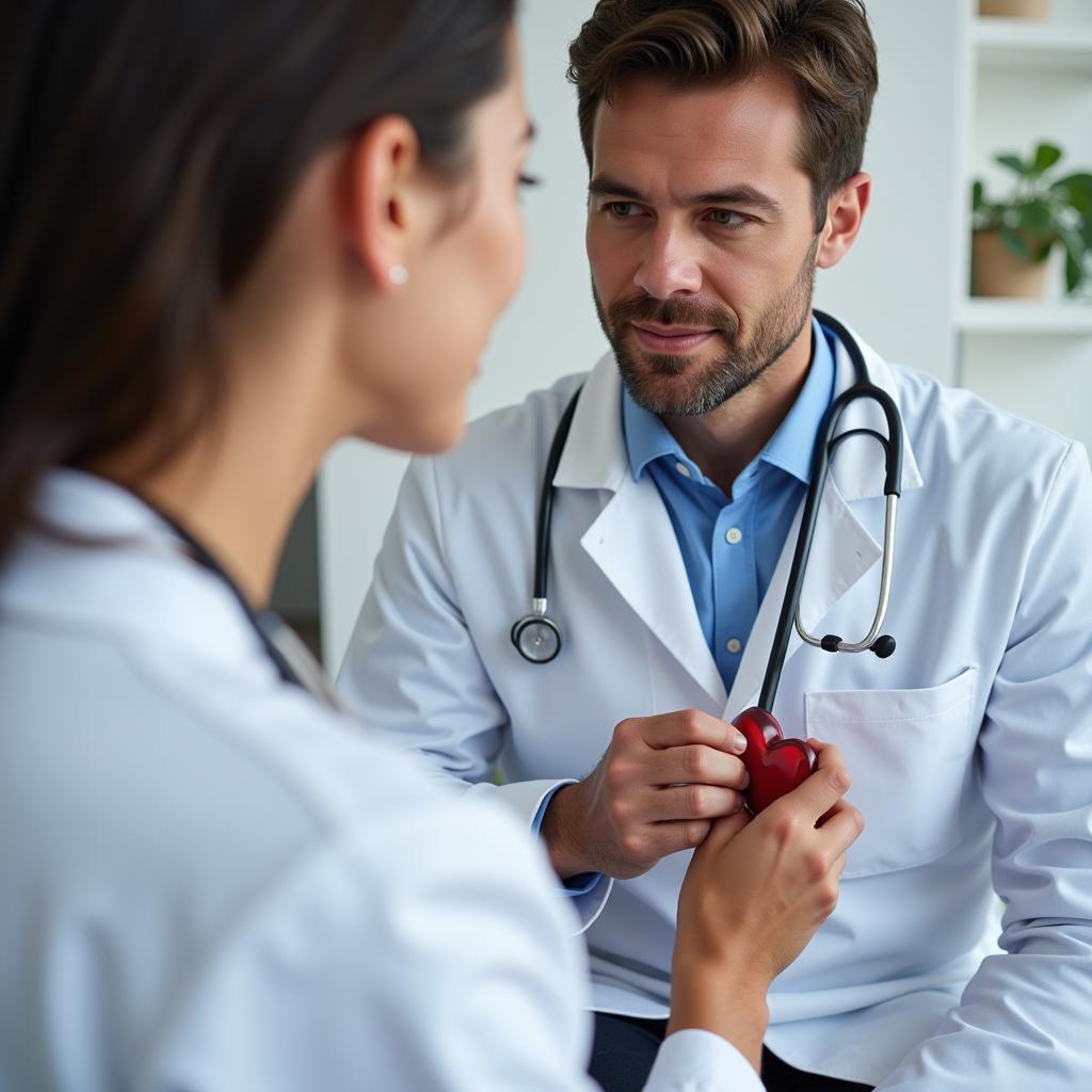 Doctor Examining a Patient