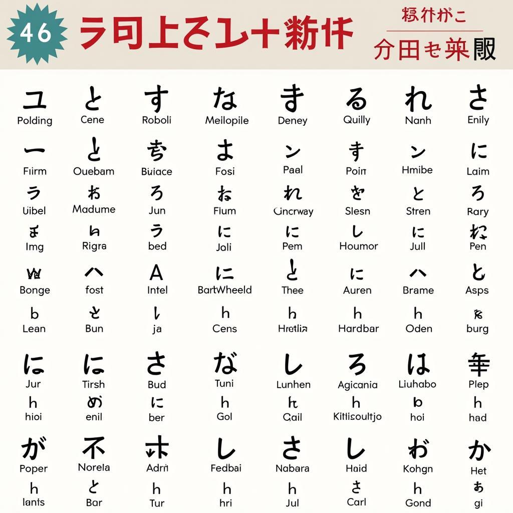 Bảng chữ cái Katakana