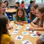 Children Learning English Through Games