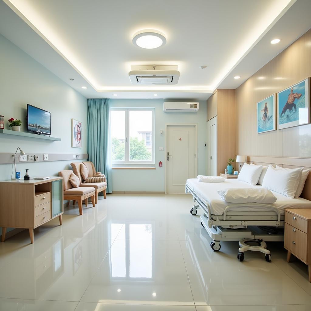 Spacious and Comfortable Patient Rooms at Pham Viet Chanh Hematology Hospital