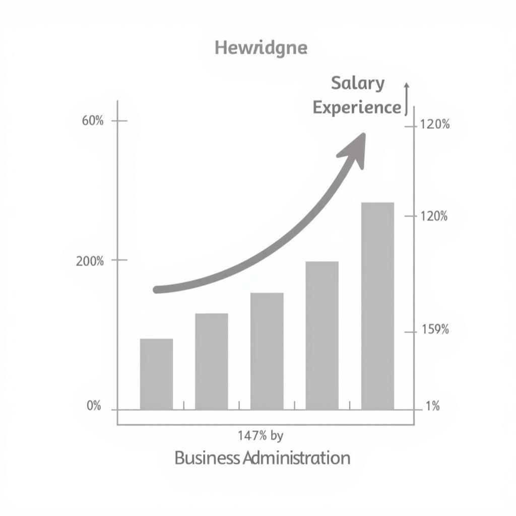 Biểu đồ mức lương hấp dẫn của ngành Business Administration