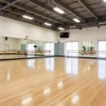 Phòng tập nhảy rộng rãi tại BMP Dance Studio