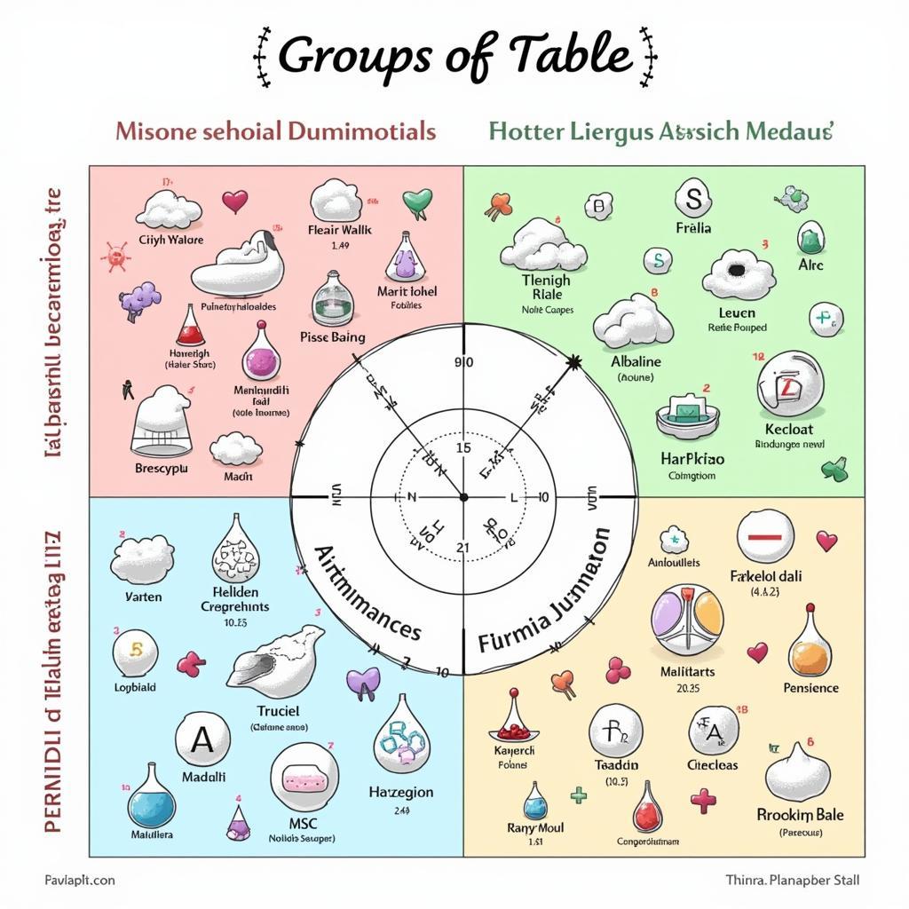 Major Groups of the Periodic Table