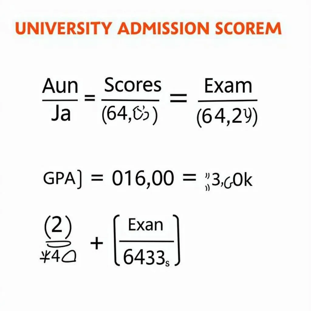 Cách tính điểm xét tuyển đại học