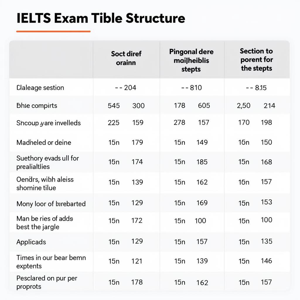 Cấu trúc bài thi IELTS