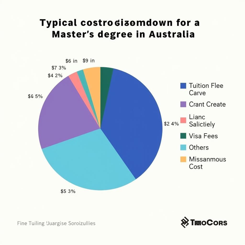 Breakdown of expenses for Master's studies in Australia