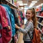 Choosing a backpack for a middle school student