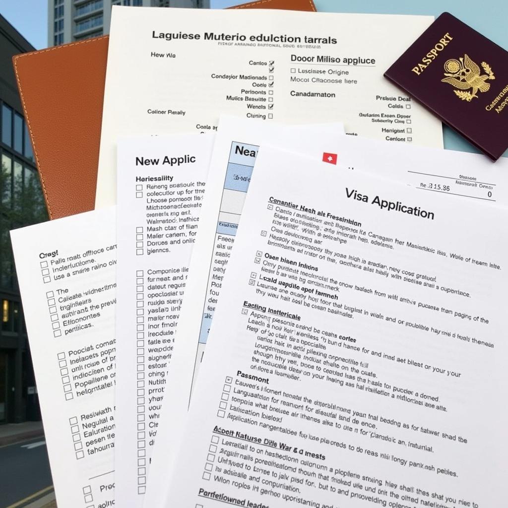 Chuẩn bị hồ sơ xin visa Canada