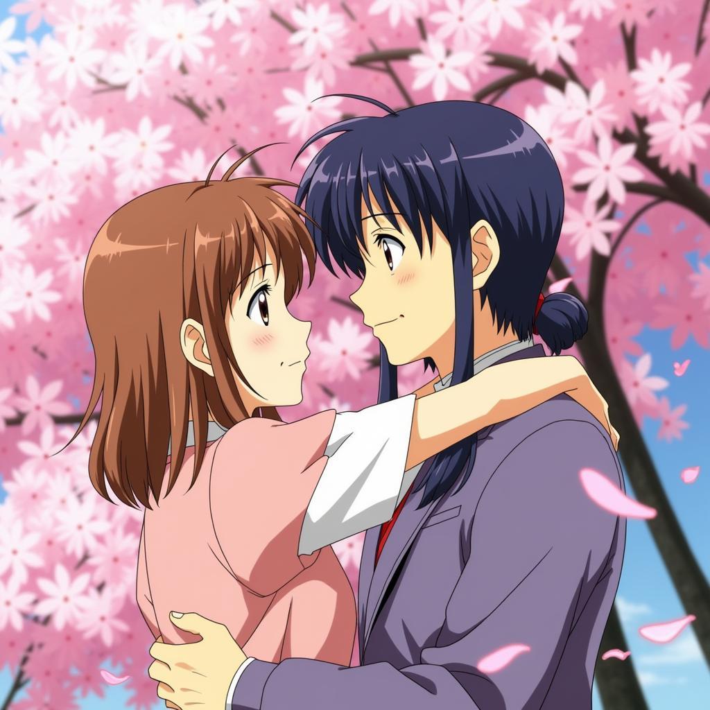 Cảnh phim cảm động trong Clannad