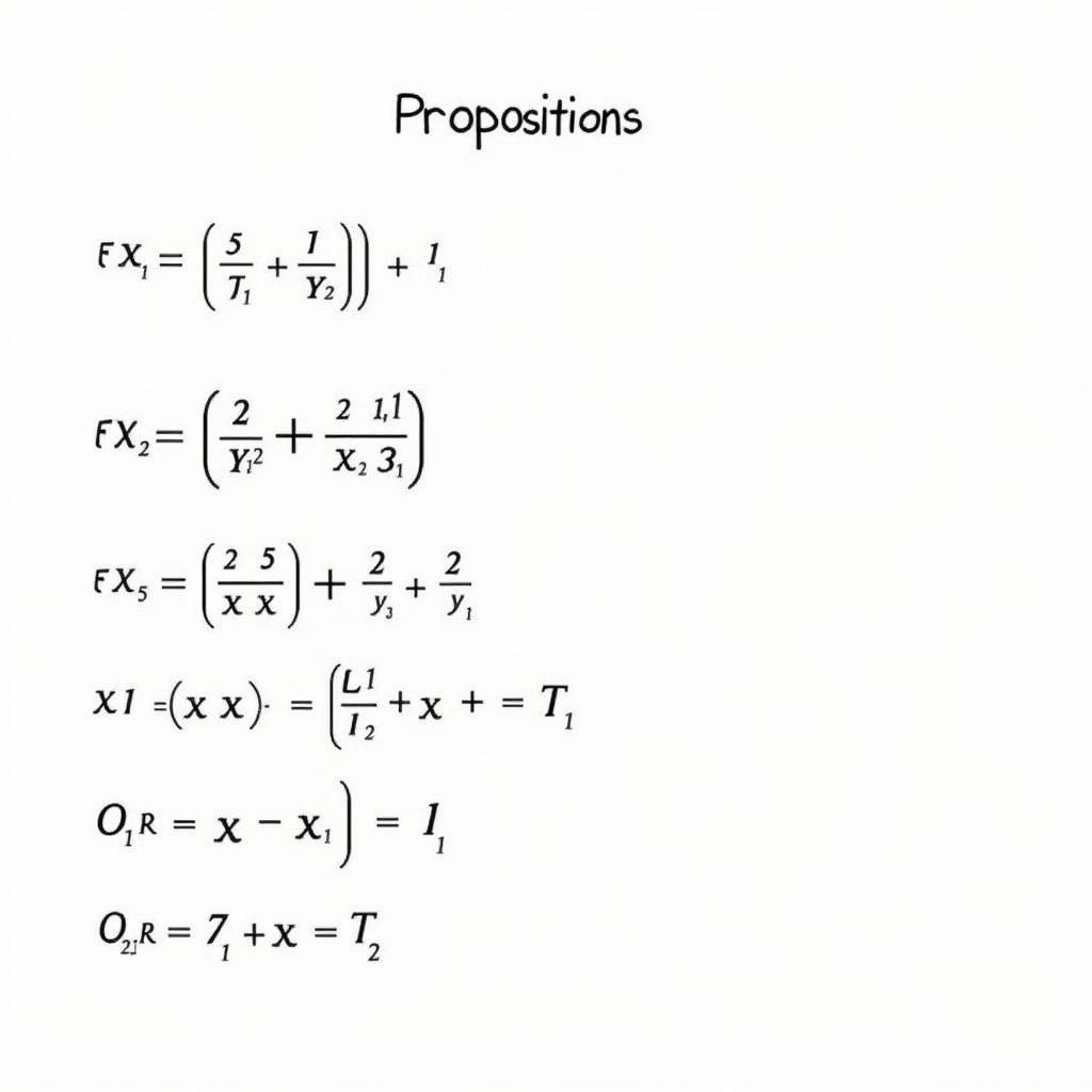 Minh họa về mệnh đề trong công thức logic học