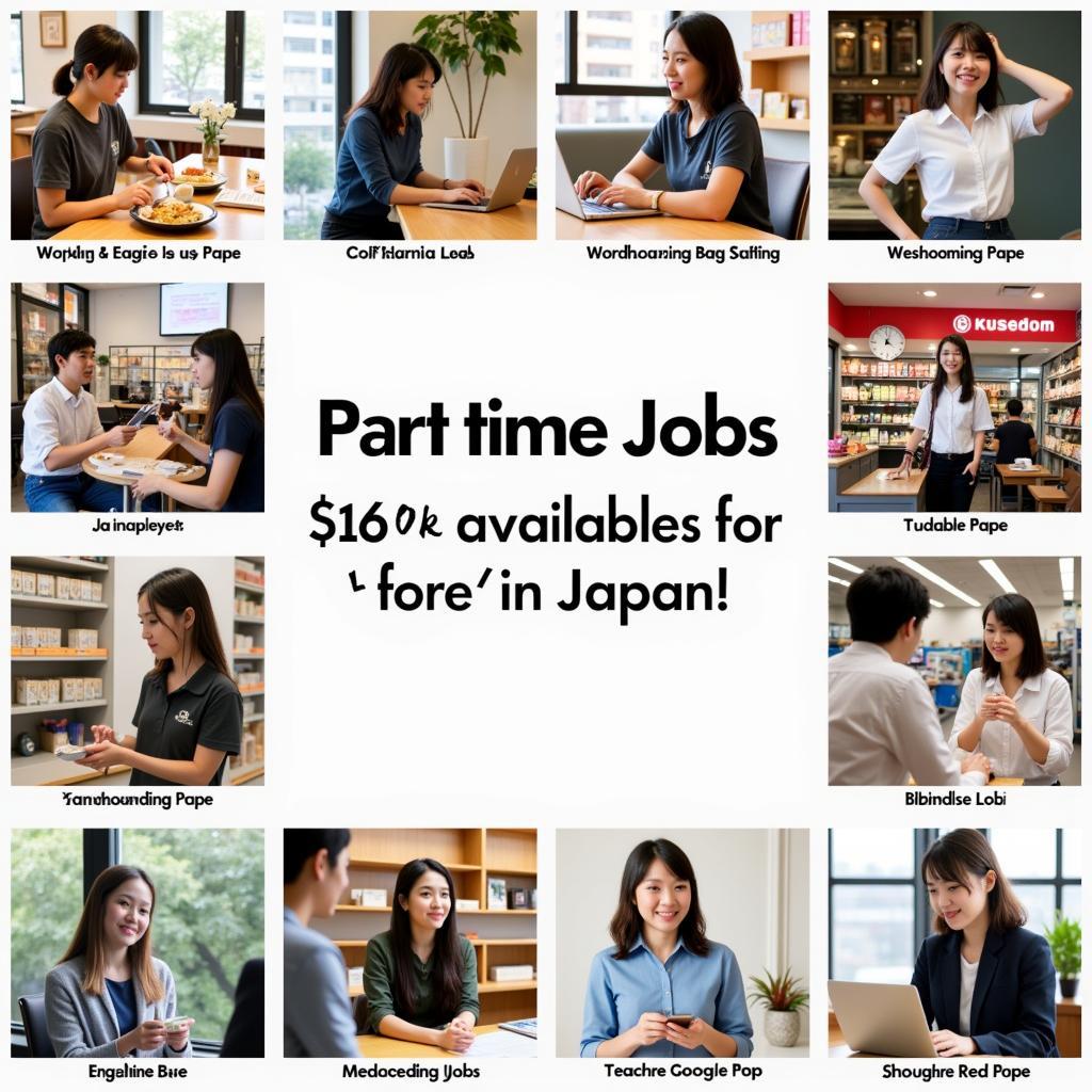 Part-time jobs in Japan