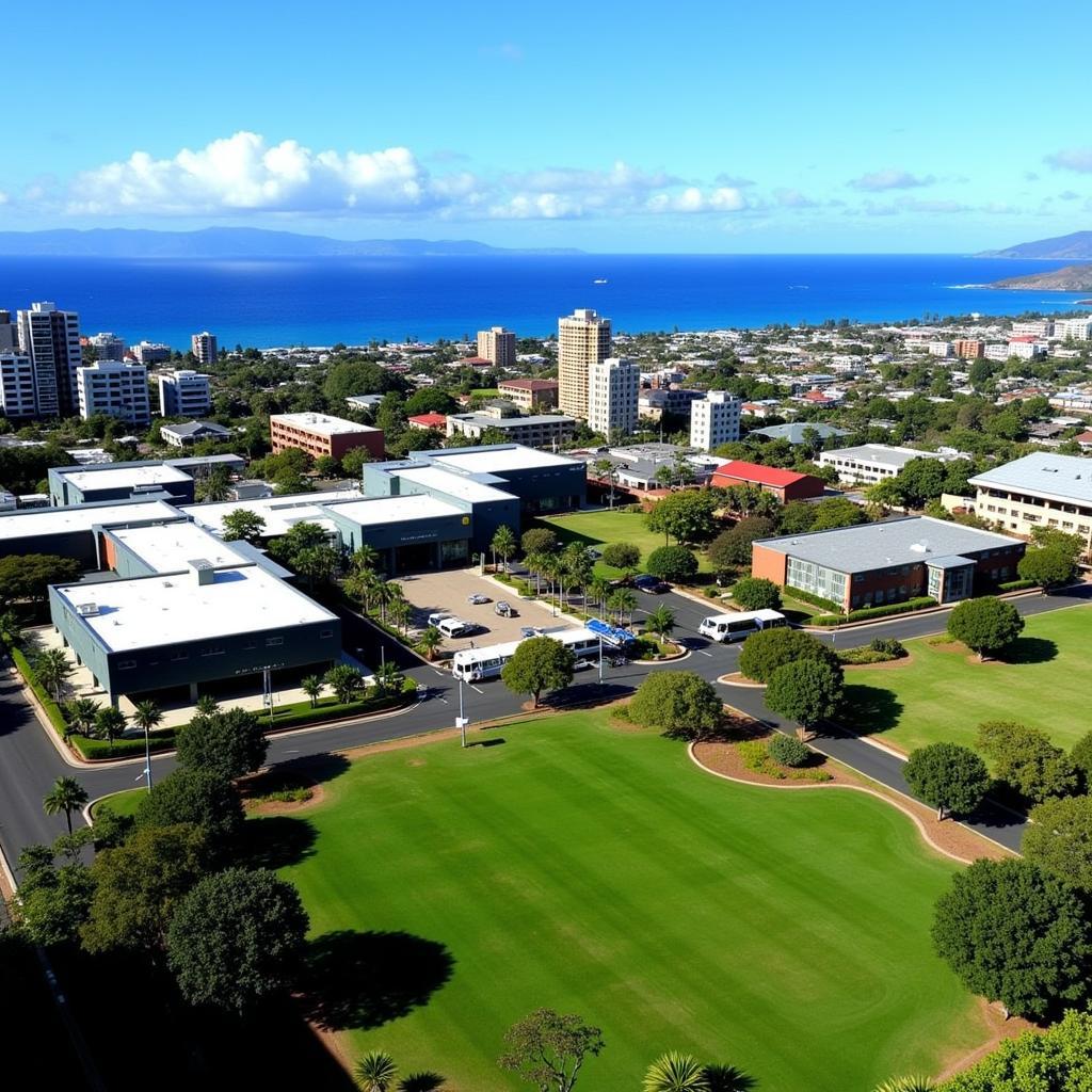 Toàn cảnh Đại học Hawaii