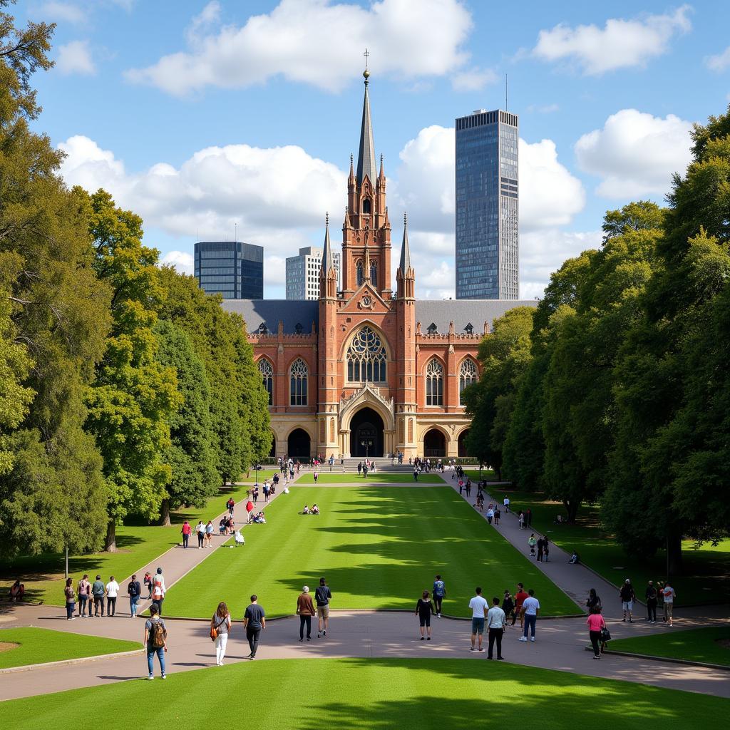 University of Melbourne campus