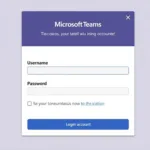 Đăng nhập Microsoft Teams