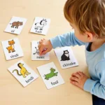 Flashcards hình con vật giúp bé học tiếng Anh