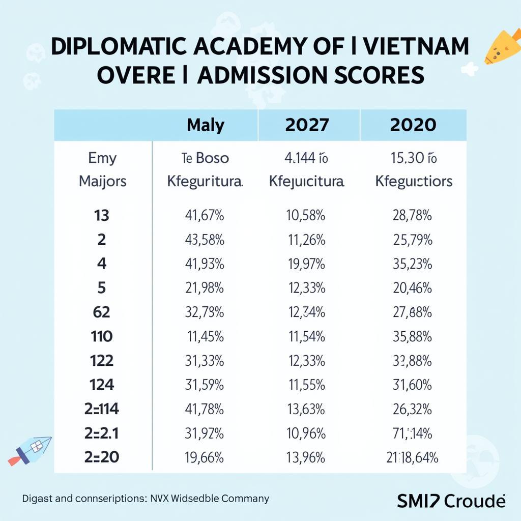 Điểm chuẩn Học viện Ngoại giao các năm