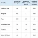 Điểm IELTS Miễn Thi Đại Học