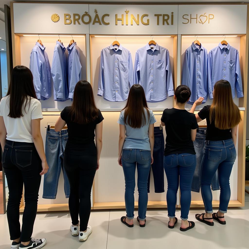 Đồng phục THPT Quang Trung tại Hòa Học Trò Shop