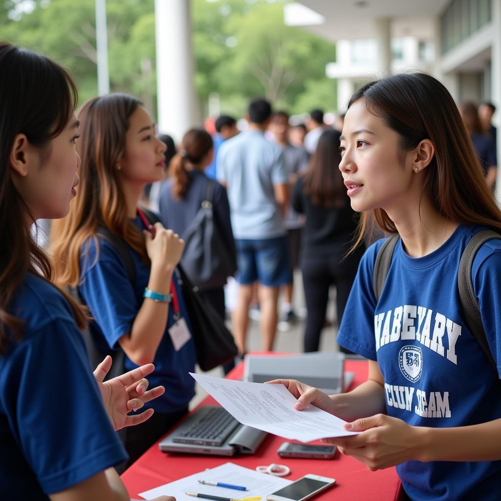 Du học sinh Việt Nam tham gia hoạt động ngoại khóa tại trường đại học ở Hoa Kỳ