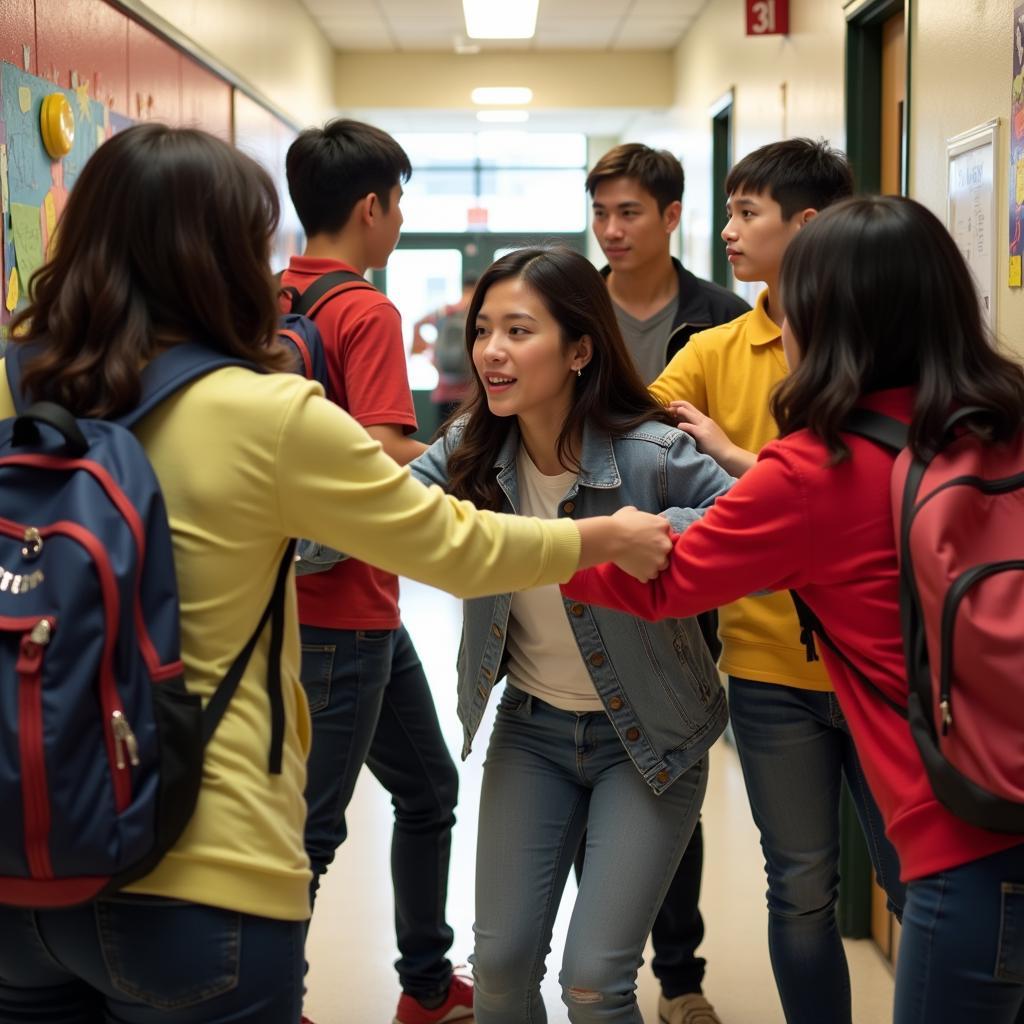 Vietnamese student being bullied in the US