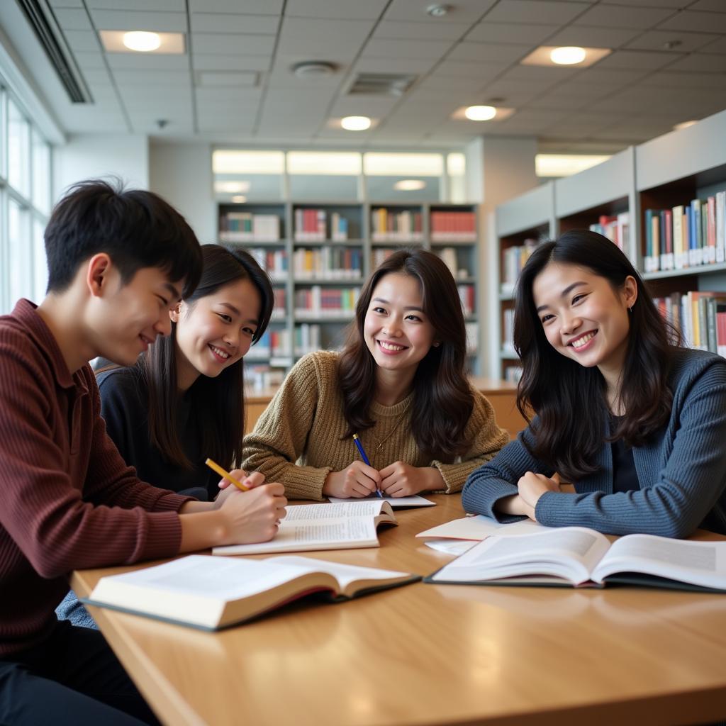 Vietnamese students studying in Canada