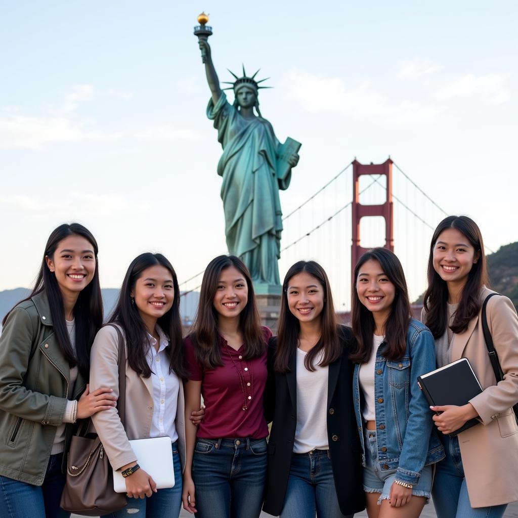 Vietnamese students in the US