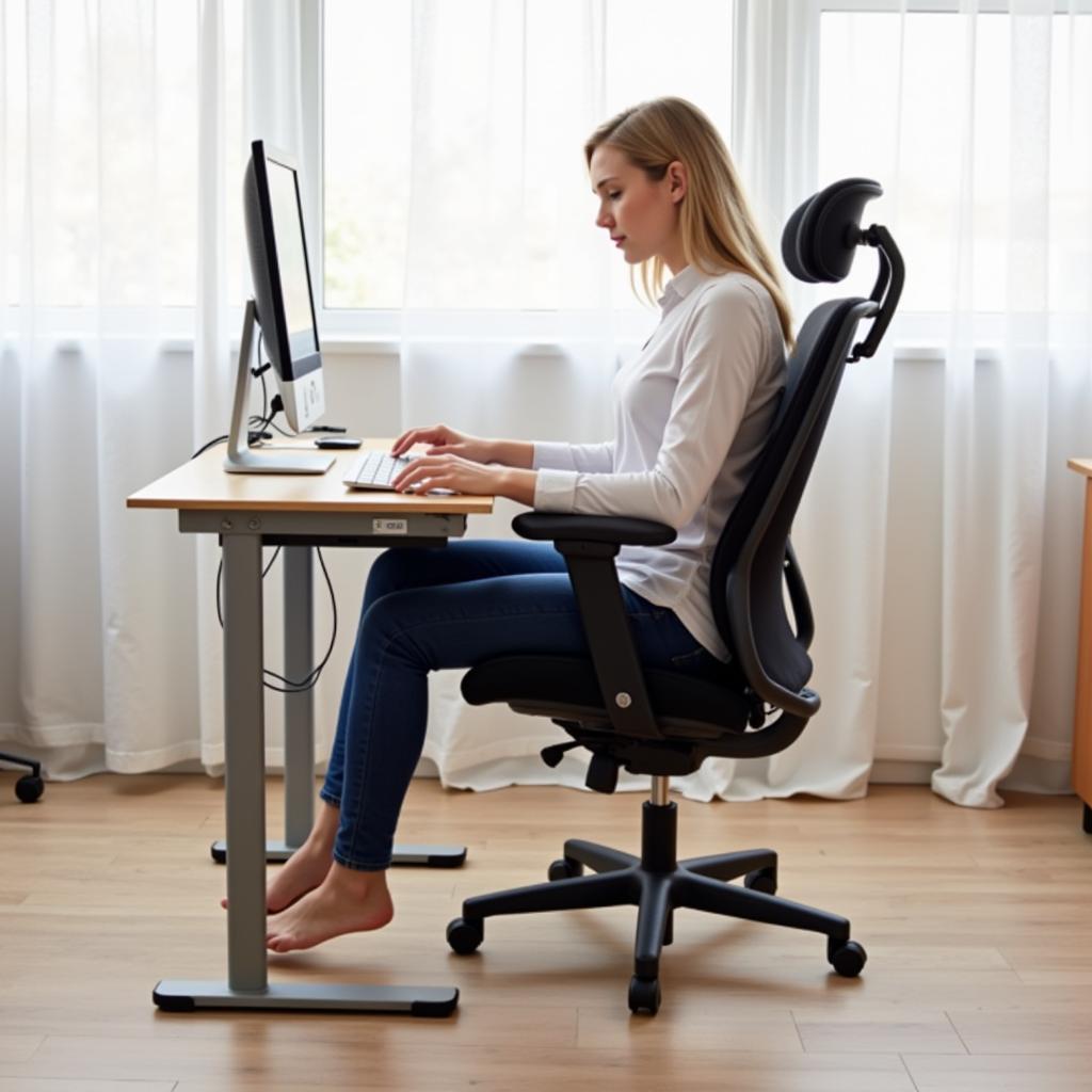 Ghế học sinh ergonomic