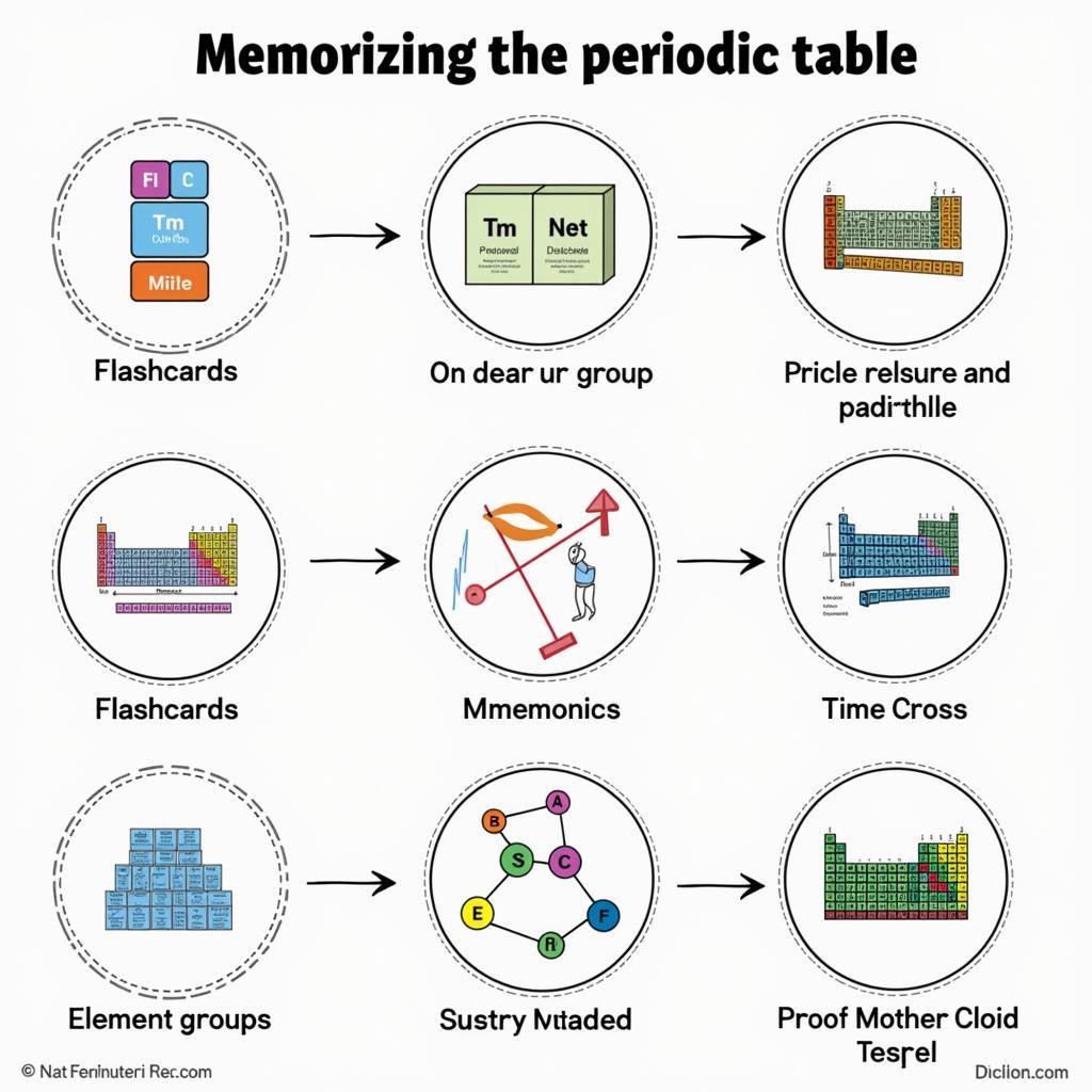 Ghi nhớ bảng tuần hoàn hóa học hiệu quả