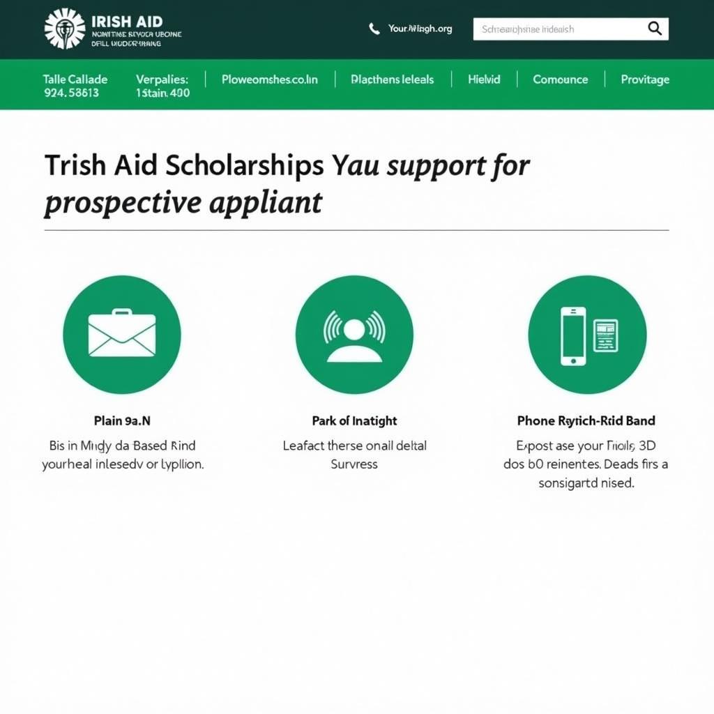 Thông tin liên hệ học bổng Irish Aid