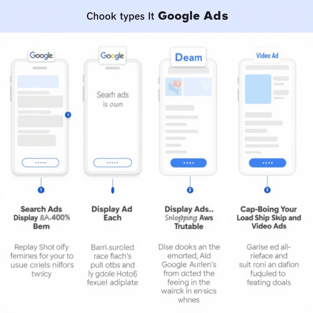 Các loại hình quảng cáo Google Ads