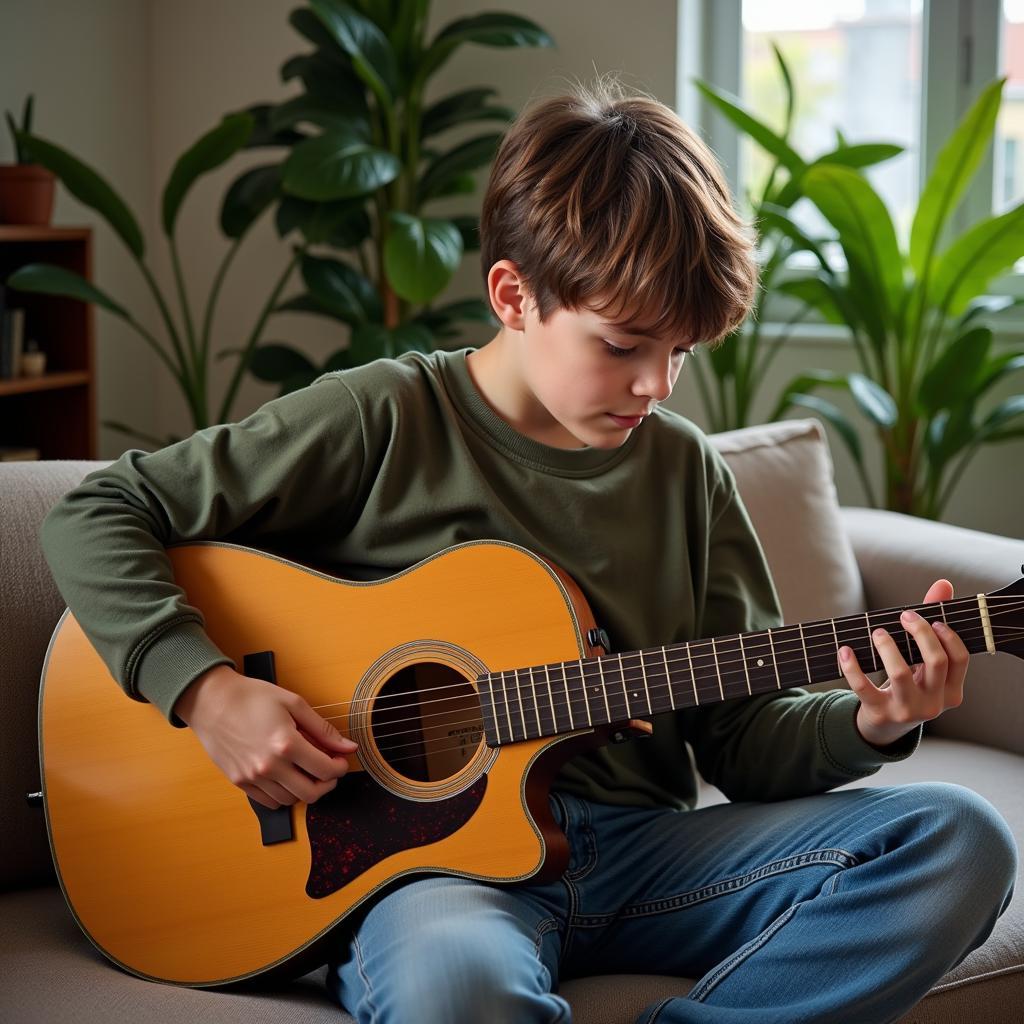 Học guitar tại nhà