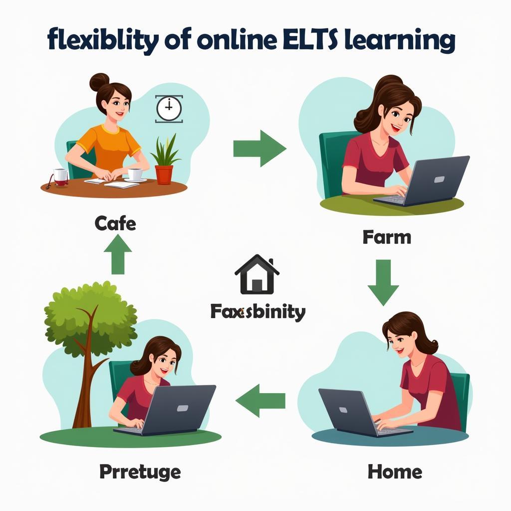 Học IELTS online mang lại sự linh hoạt về thời gian và địa điểm