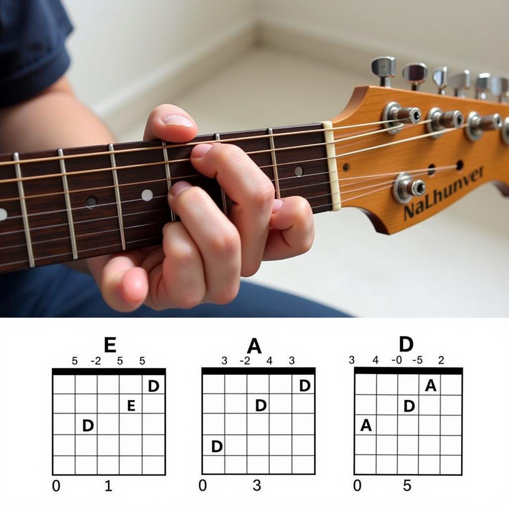 Học nốt nhạc cơ bản trên guitar