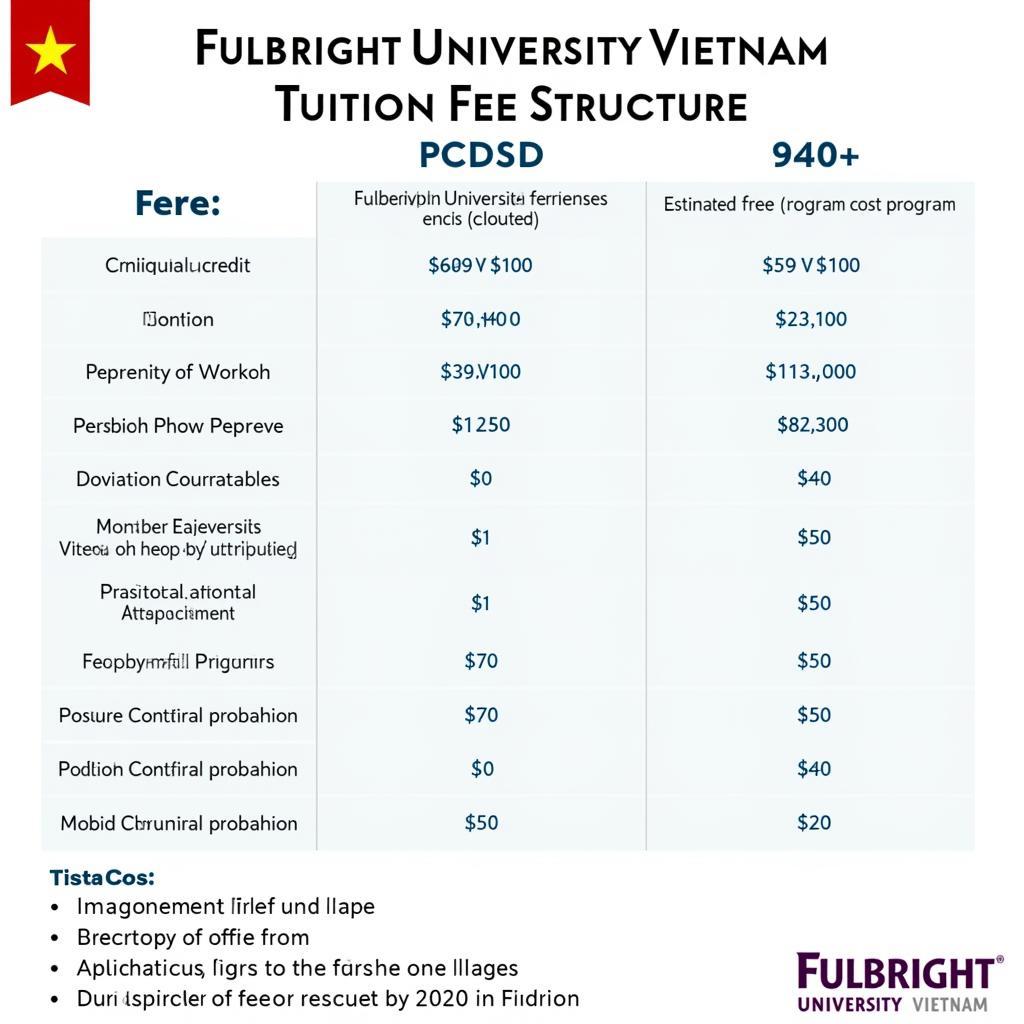 Học phí Fulbright University Vietnam