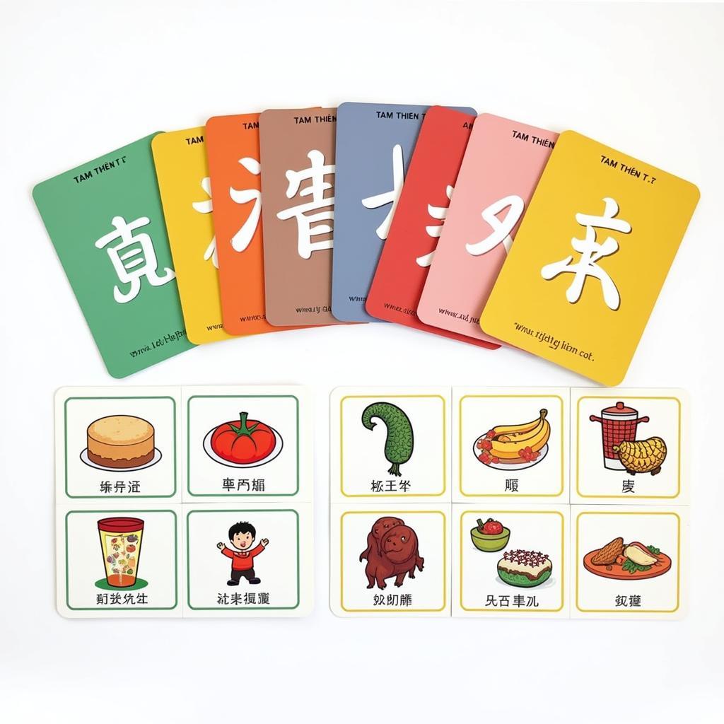 Học Tam Thiên Tự Với Flashcard