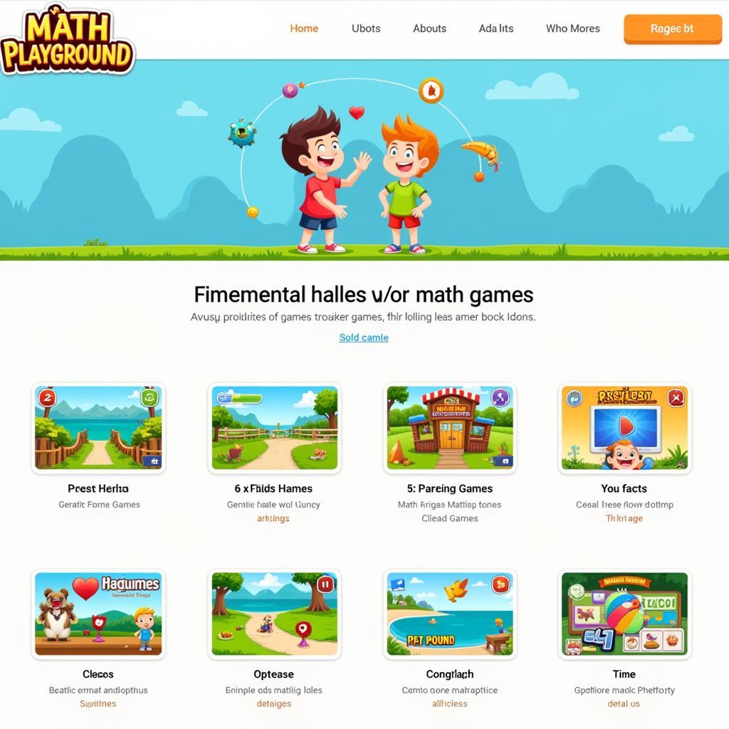 Học Toán Qua Trò Chơi Trên Math Playground