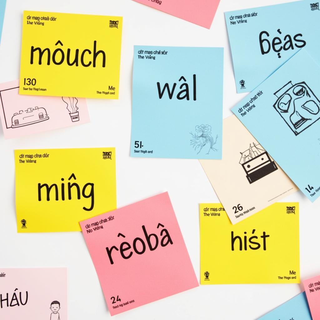 Học từ vựng tiếng Anh qua Flashcard