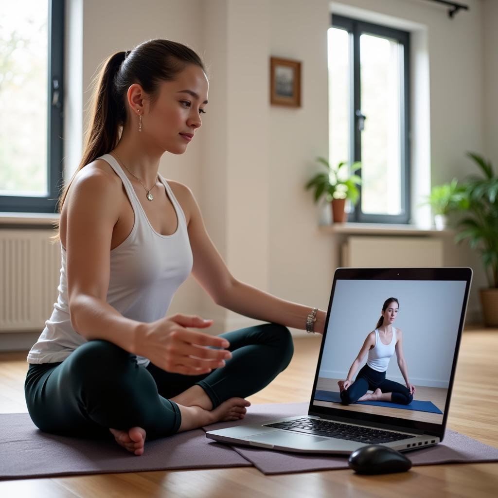 Học yoga online tại nhà