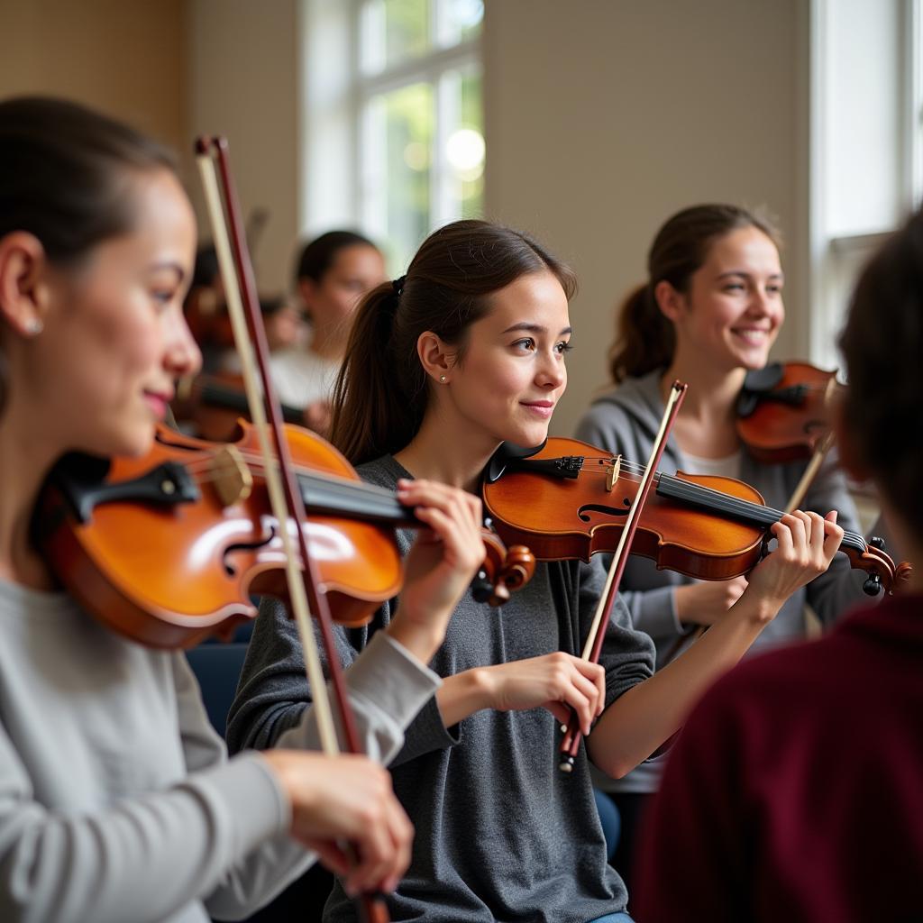 Lớp học đàn violin cho người mới bắt đầu