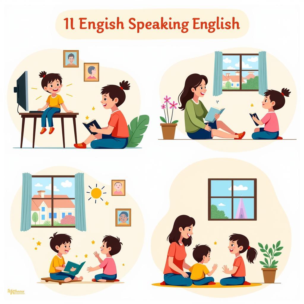 Creating an English-speaking environment for children