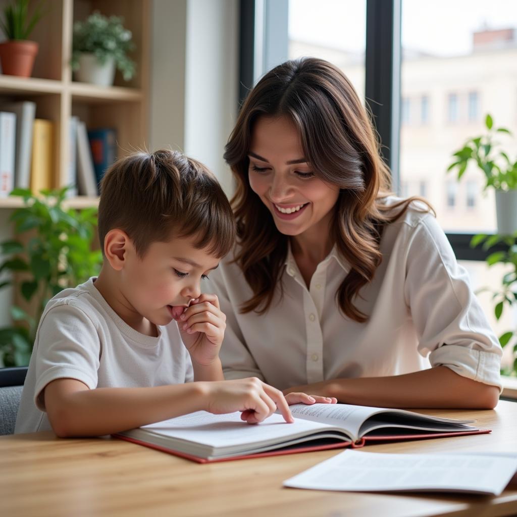 Parents Helping Children Learn English