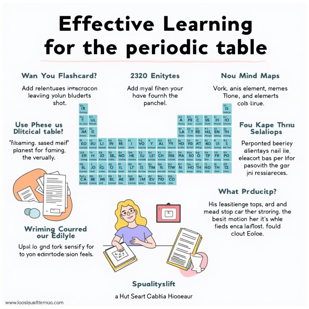 Phương pháp học tập bảng tuần hoàn hóa học hiệu quả
