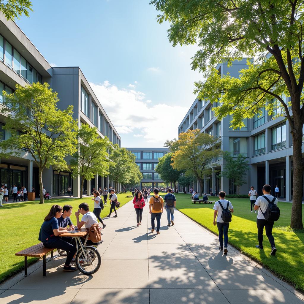 Students at Ho Chi Minh City University of Technology