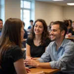 Queens College Students in Class