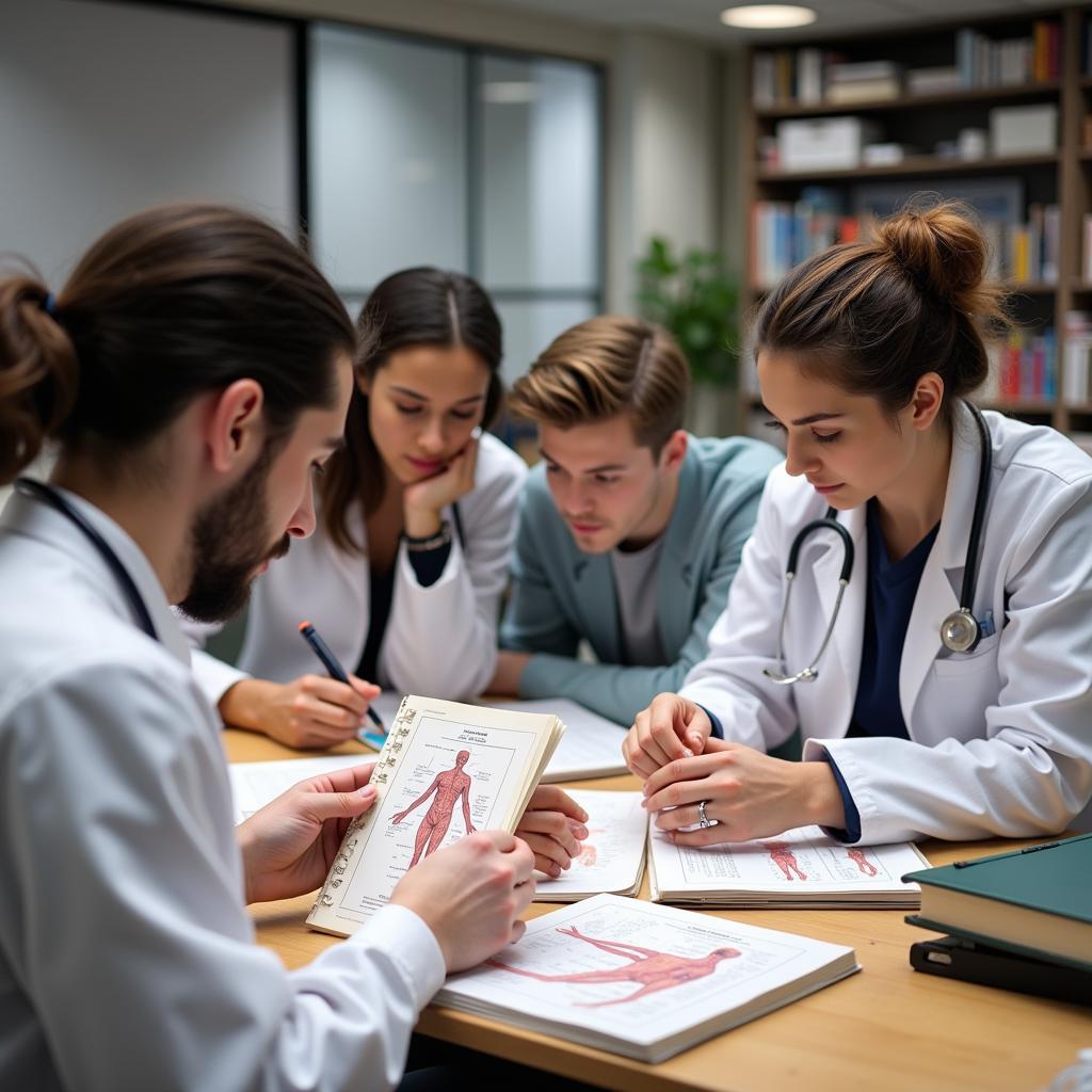 Students Studying Medicine