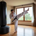 Luyện tập Taekwondo tại nhà