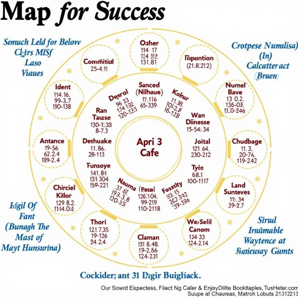 Bản đồ Thần Số Học Map For Success Mô Tả