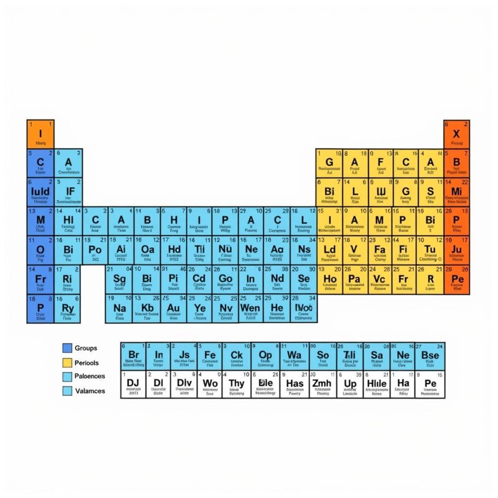 Bảng tuần hoàn hóa trị các nguyên tố hóa học