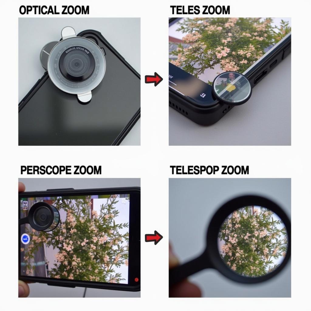 Camera zoom quang học trên điện thoại