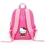 Cặp đi học Hello Kitty màu hồng đáng yêu với hình ảnh chú mèo Hello Kitty nổi bật, quai đeo chắc chắn và nhiều ngăn tiện dụng.